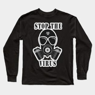 stop the virus mask Long Sleeve T-Shirt